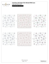 Altenew Craft Your Life Project Kit: Stitched With Love & Add-On Die Bundle