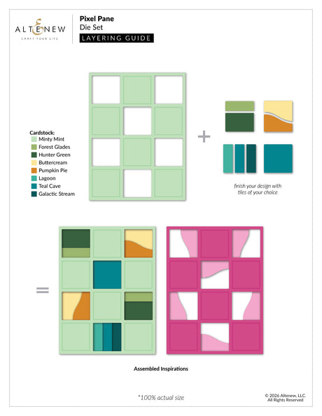 Altenew Pixel Pane Die Set