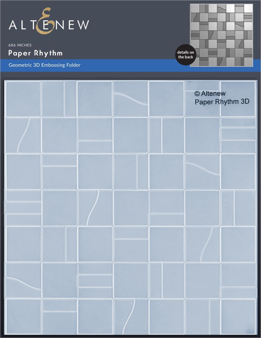 Altenew Paper Rhythm 3D Embossing Folder