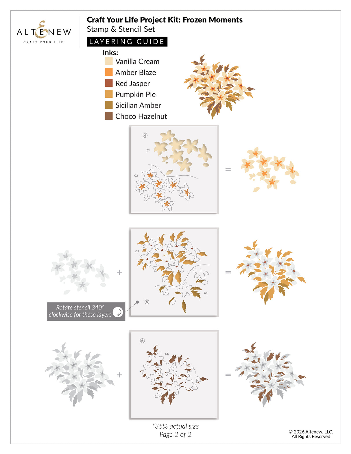 Altenew Craft Your Life Project Kit: Frozen Moments