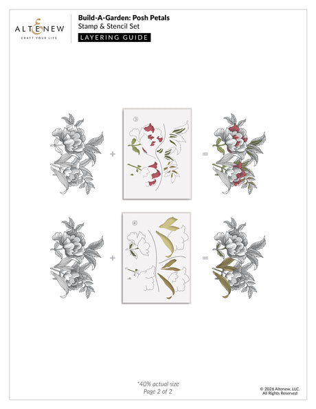 Altenew Build-A-Garden: Posh Petals