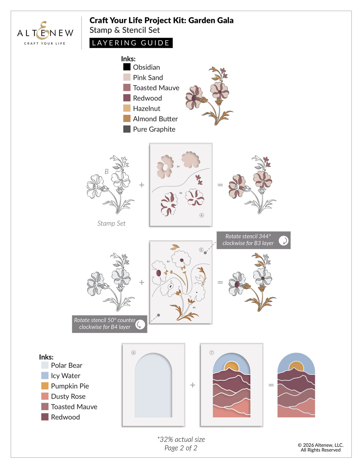 Altenew Craft Your Life Project Kit: Garden Gala
