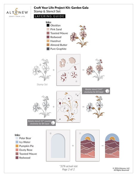 Altenew Craft Your Life Project Kit: Garden Gala