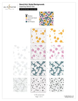 Altenew Stencil Art: Styled Backgrounds Layering Stencil Set (6 in 1)