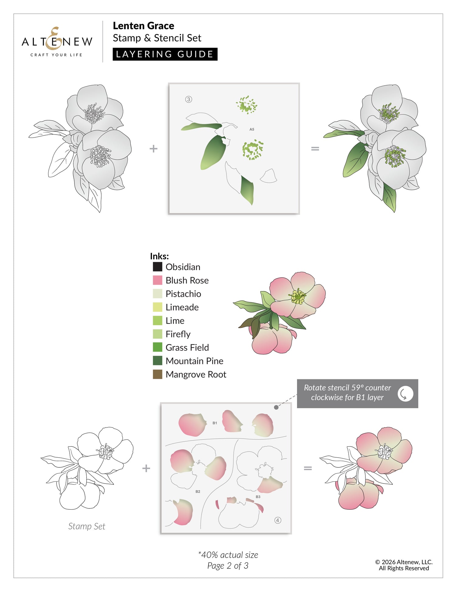 Altenew Lenten Grace - Complete Bundle
