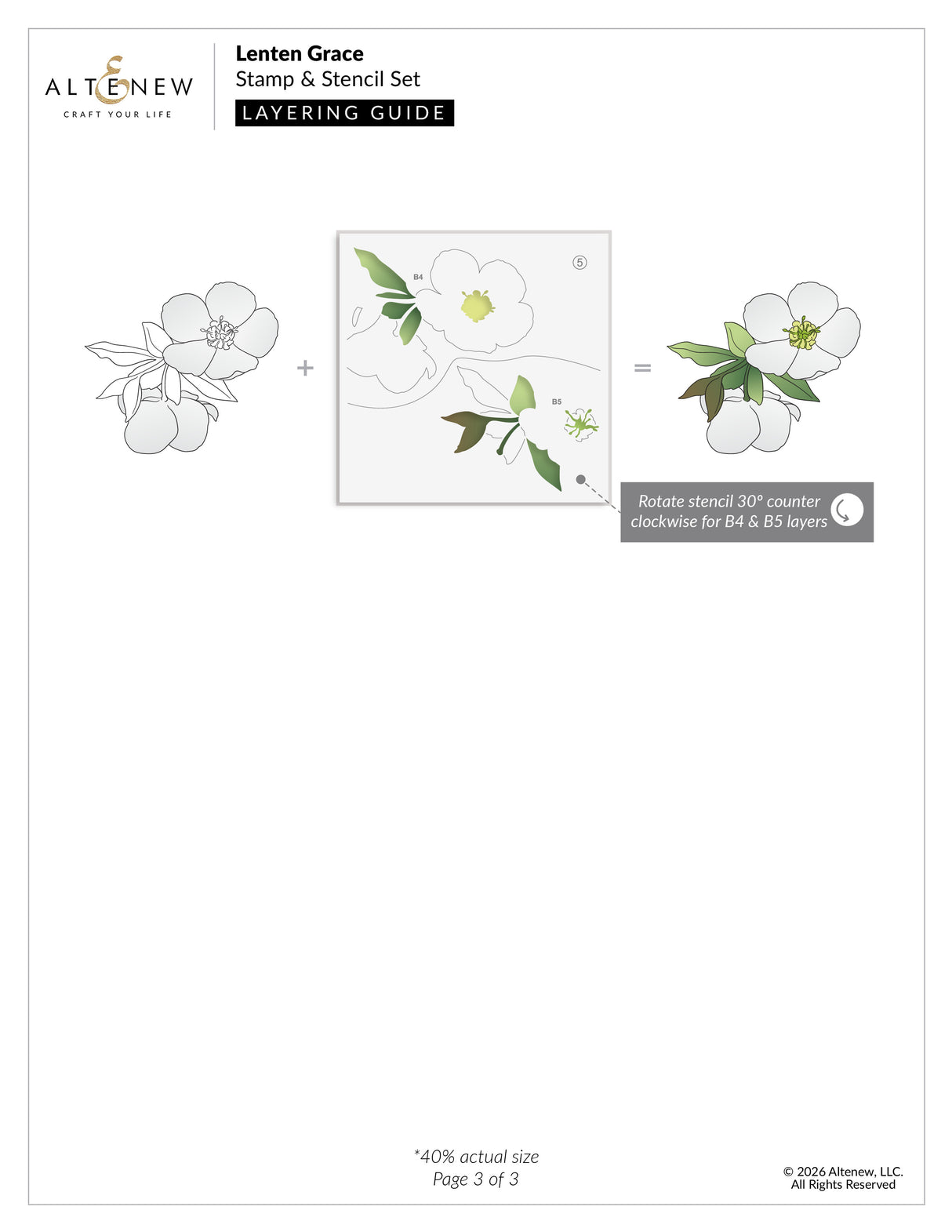 Altenew Lenten Grace - Complete Bundle