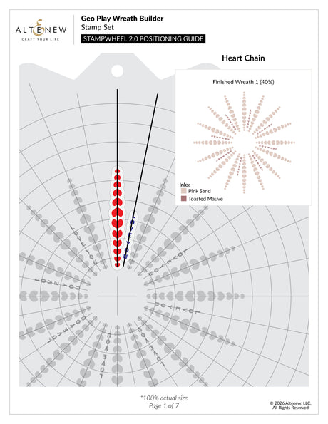 Altenew Geo Play Wreath Builder - Complete Bundle