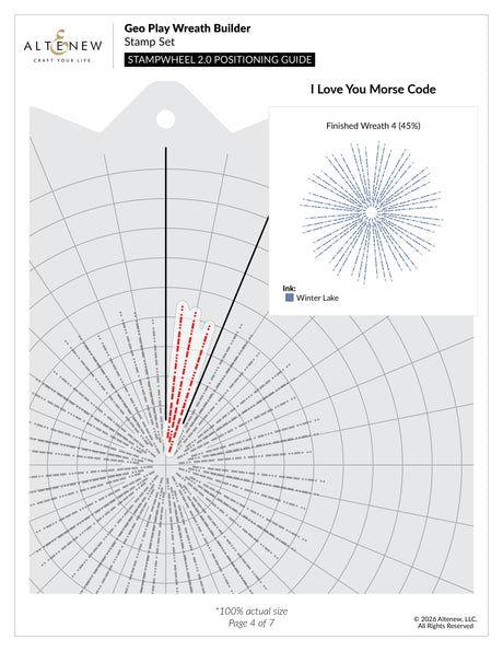 Altenew Geo Play Wreath Builder - Complete Bundle