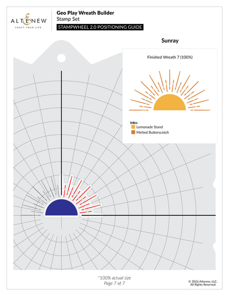 Altenew Geo Play Wreath Builder - Complete Bundle