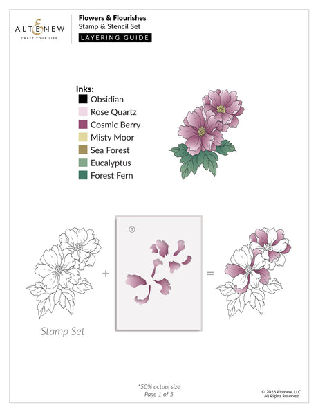 Altenew Flowers & Flourishes - Complete Bundle
