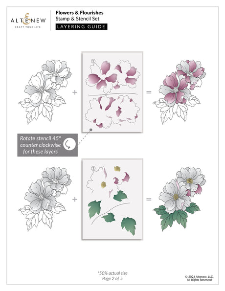 Altenew Flowers & Flourishes - Complete Bundle