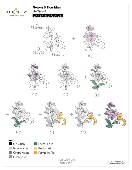 Altenew Flowers & Flourishes - Complete Bundle
