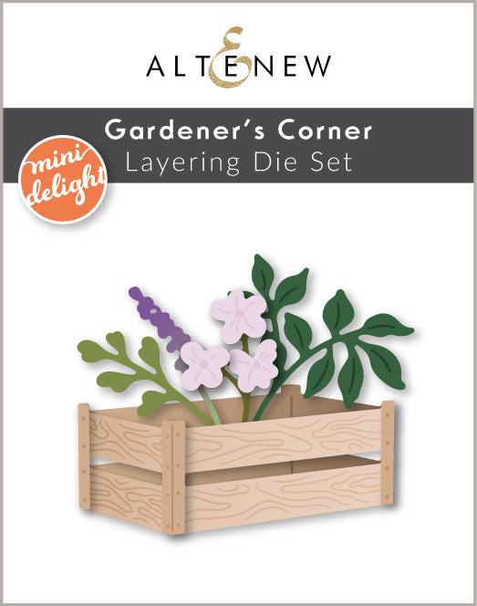 Altenew Mini Delight: Gardener's Corner Stamp & Die Set