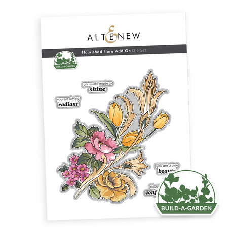 Altenew Build-A-Garden: Flourished Flora & Add-On Die Bundle