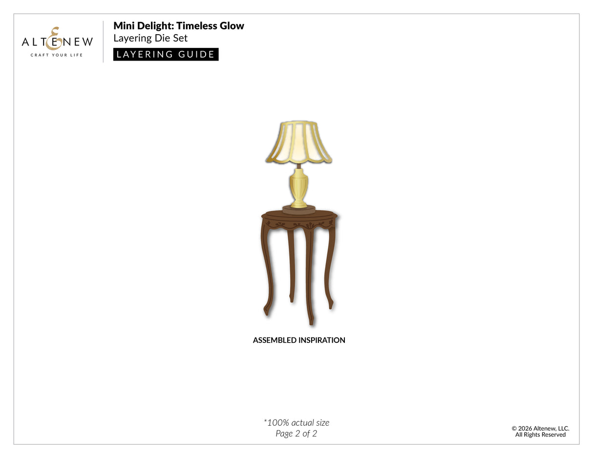 Altenew Mini Delight: Timeless Glow Stamp & Die Set