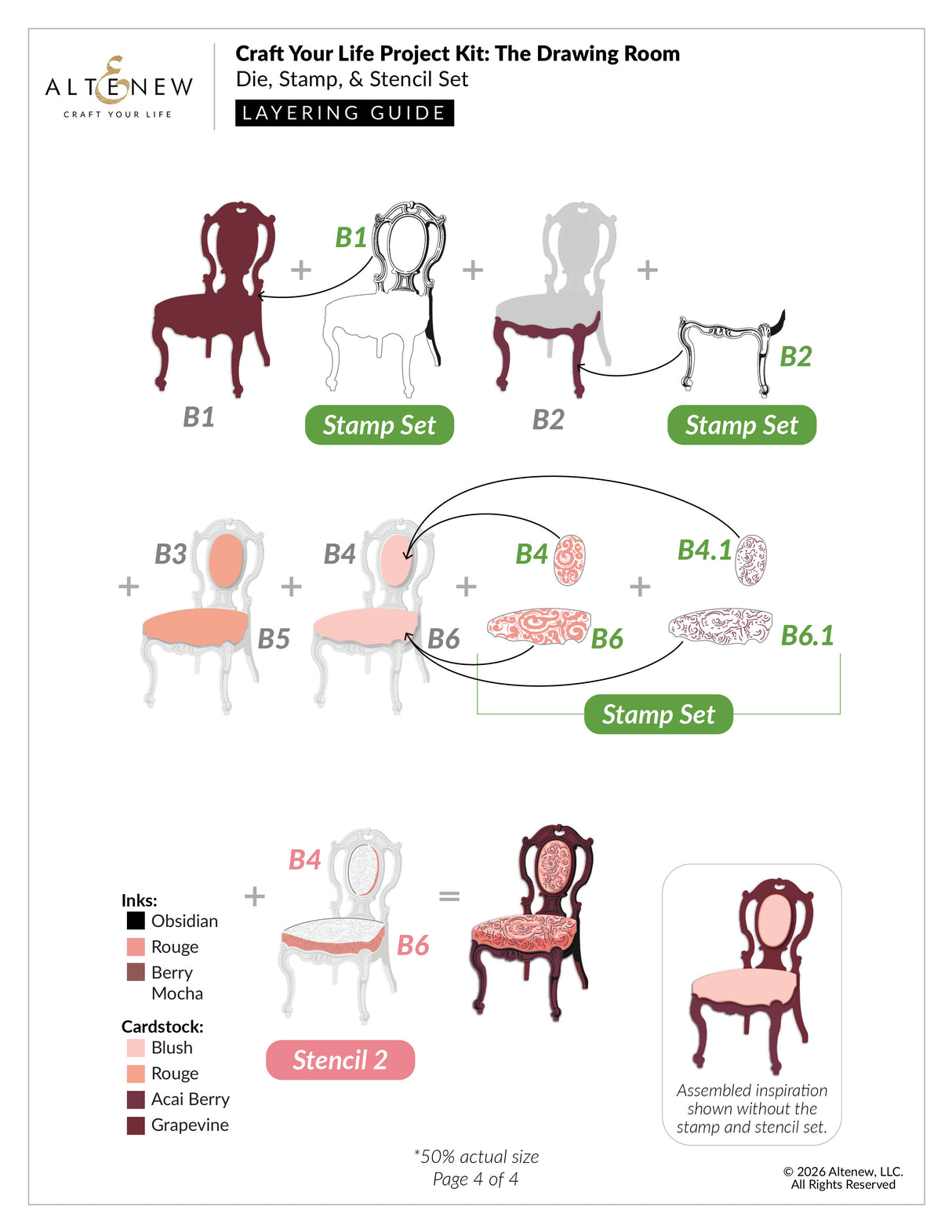 Altenew Craft Your Life Project Kit: The Drawing Room