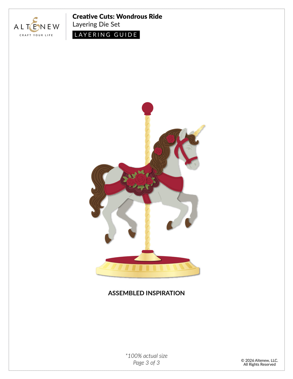 Altenew Creative Cuts: Wondrous Ride Layering Die Set