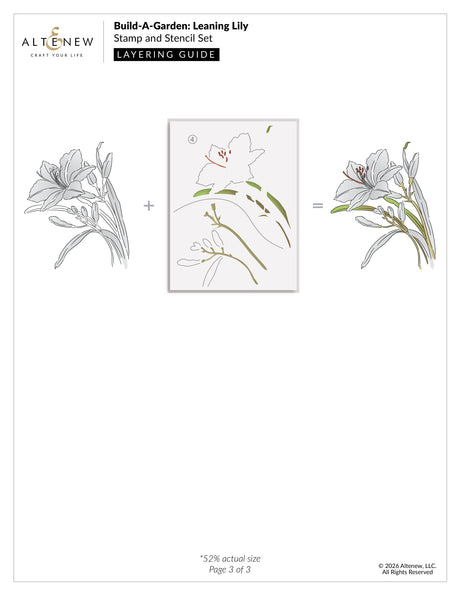 Altenew Build-A-Garden: Leaning Lily