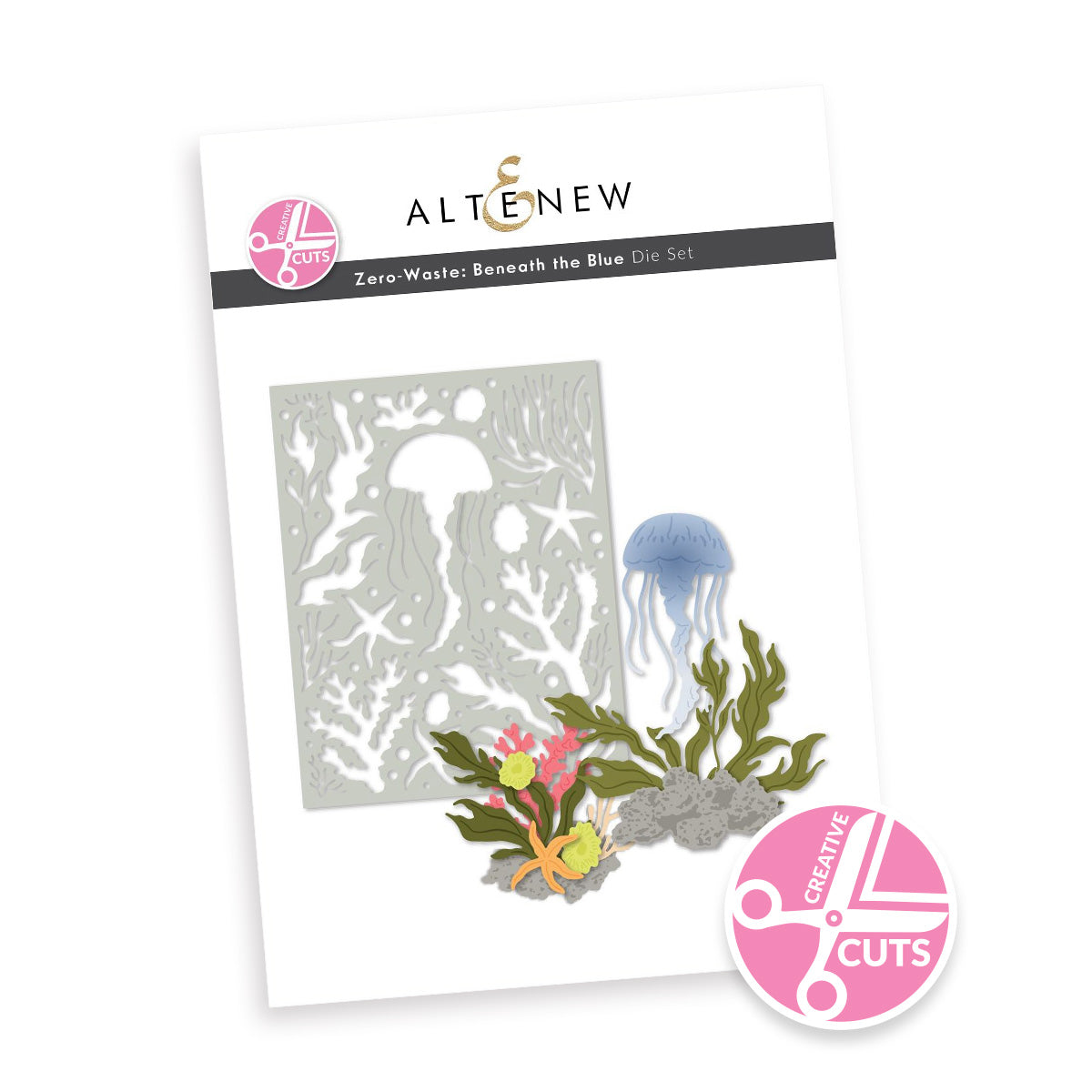 Altenew Creative Cuts: Zero-Waste Beneath the Blue Die Set