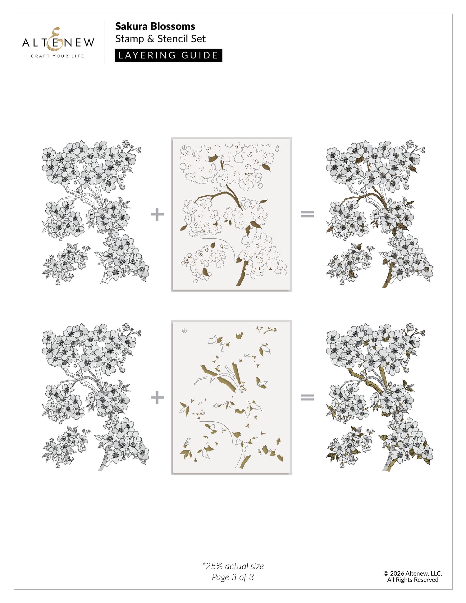Altenew Sakura Blossoms - Complete Bundle