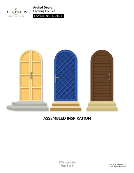 Altenew Arched Doors Layering Die Set