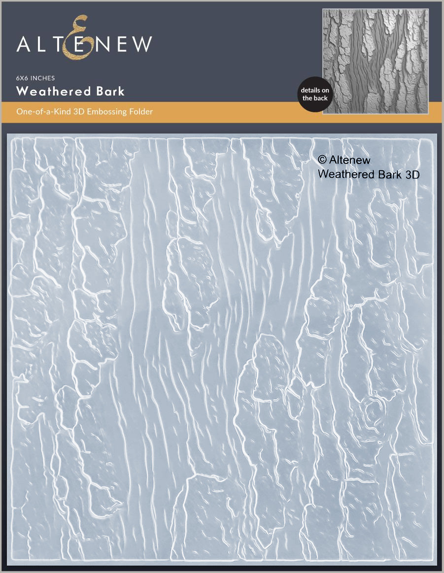 Altenew Weathered Bark 3D Embossing Folder