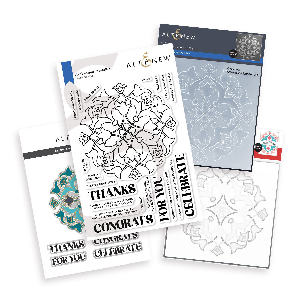 Altenew Arabesque Medallion - Complete Bundle