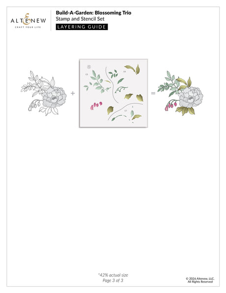 Altenew Build-A-Garden: Blossoming Trio & Add-on Die Bundle