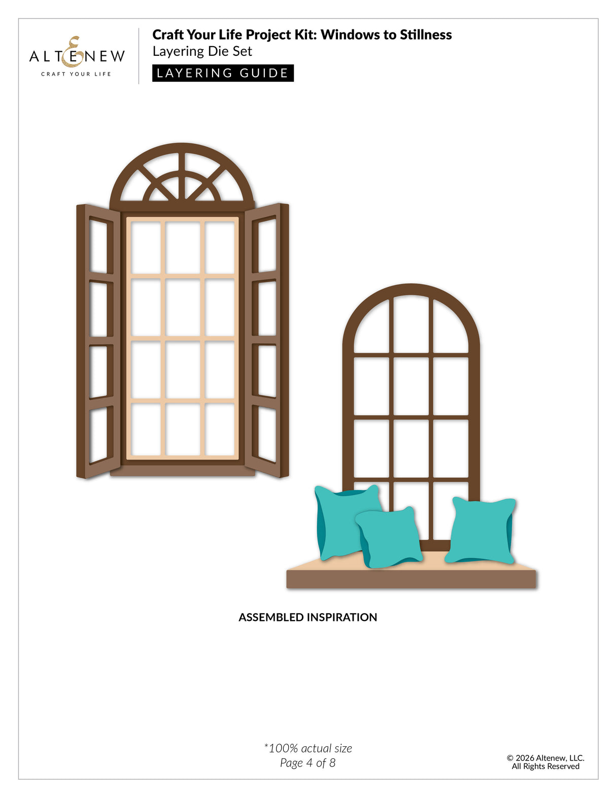 Altenew Craft Your Life Project Kit: Windows to Stillness
