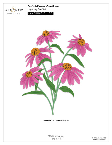 Altenew Craft-A-Flower: Coneflower Layering Die Set - ALT11508