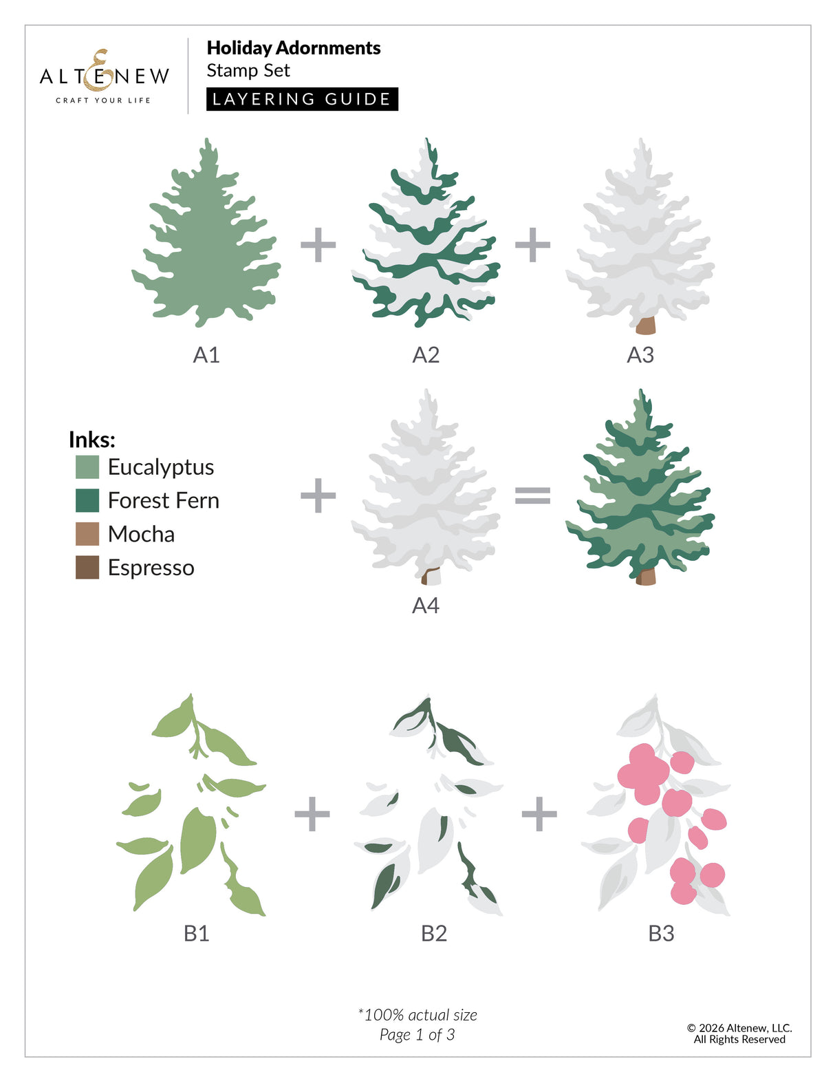 Altenew Holiday Adornments - Complete Bundle