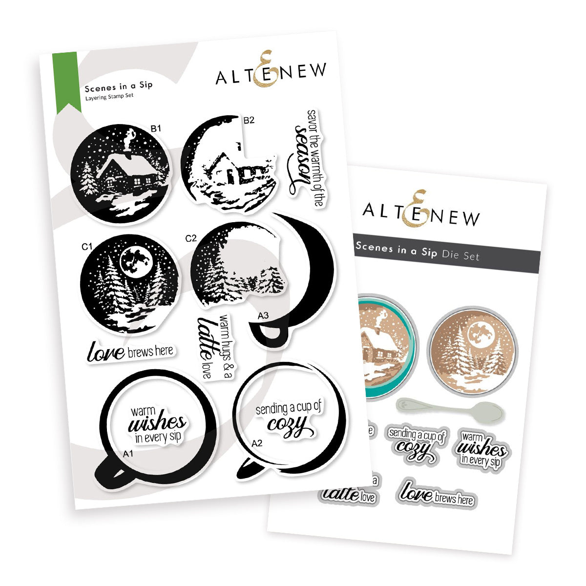 Altenew Scenes In A Sip - Complete Bundle