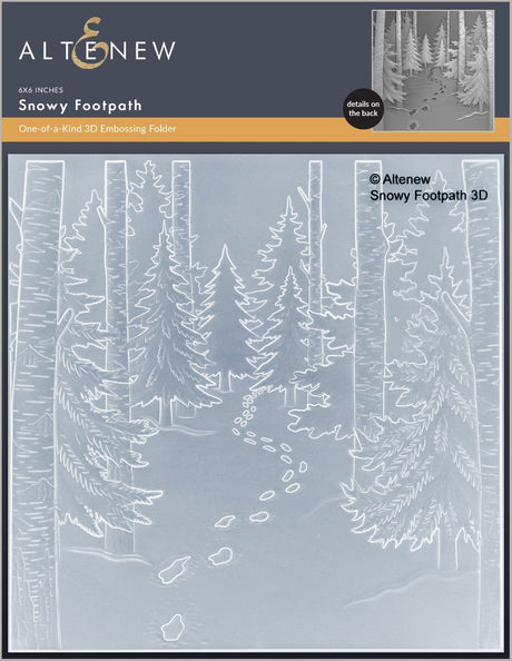 Altenew Snowy Footpath 3D Embossing Folder