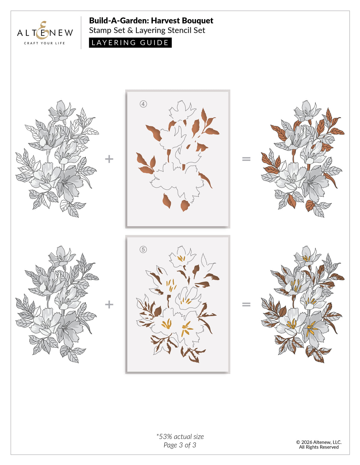 Altenew Build-A-Garden: Harvest Bouquet