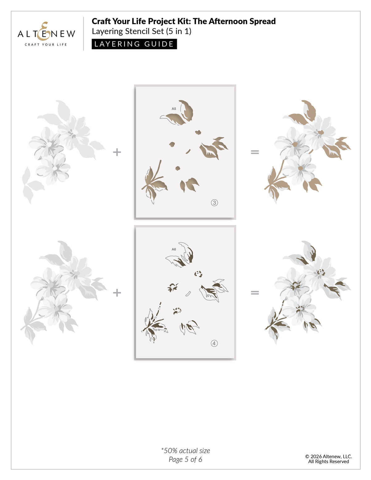 Altenew Craft Your Life Project Kit: The Afternoon & Add-on Die Bundle