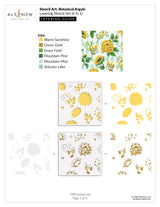 Altenew Stencil Art: Botanical Argyle & Add-on Die Bundle