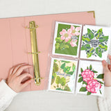 Altenew 9x12 Three-Ring Card Album - Rouge - Complete Bundle (Rouge + Pocket Pages) - ALT11681BN2