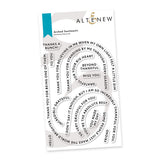 Altenew Arched Sentiments Stamp & Die Bundle