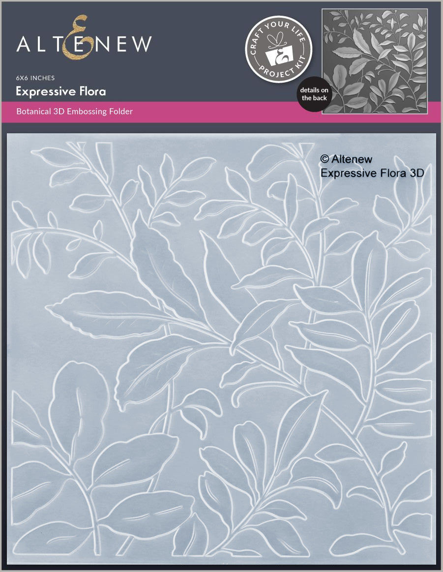 Altenew Craft Your Life Project Kit: Expressive Flora & Add-on Die Bundle - ALT11641BN