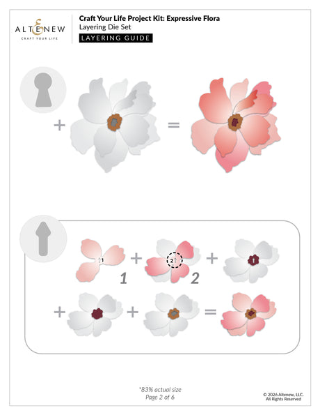 Altenew Craft Your Life Project Kit: Expressive Flora & Add-on Die Bundle - ALT11641BN