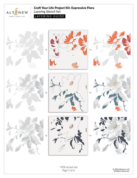 Altenew Craft Your Life Project Kit: Expressive Flora & Add-on Die Bundle - ALT11641BN