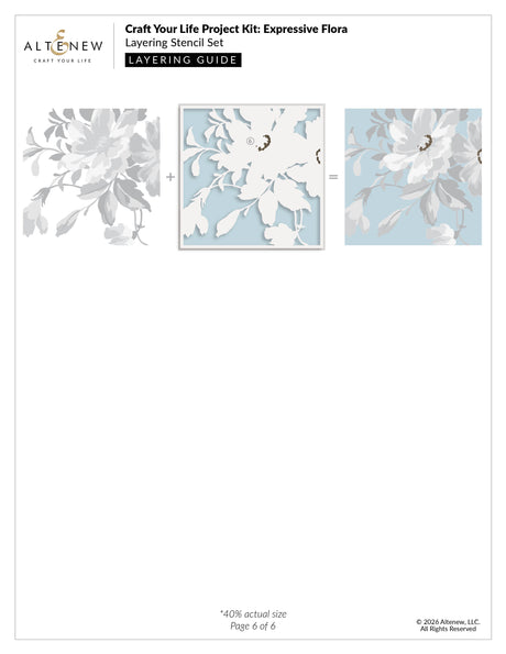 Altenew Craft Your Life Project Kit: Expressive Flora & Add-on Die Bundle - ALT11641BN