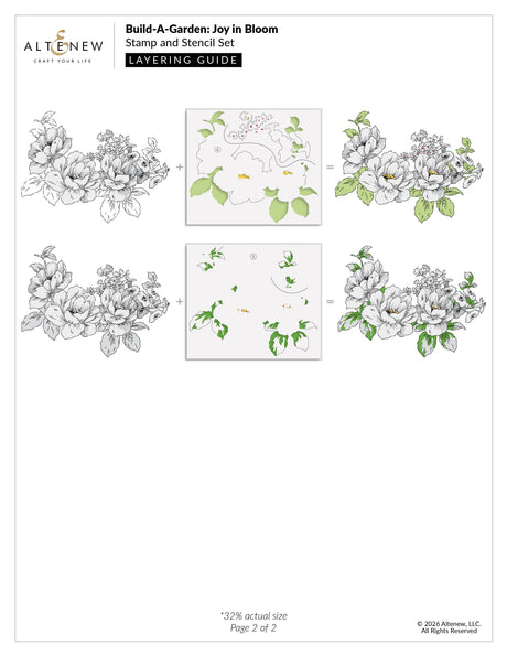 Altenew Build-A-Garden: Joy in Bloom & Add-on Die Bundle - ALT11644BN