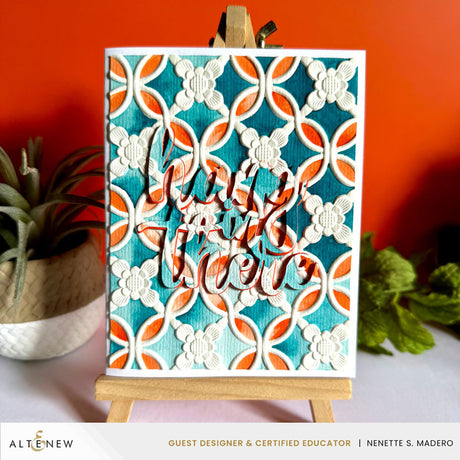 Altenew Botanical Rails 3D Embossing Folder