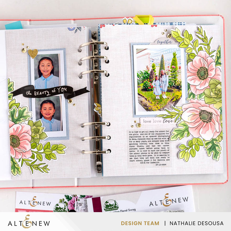 Altenew Build-A-Garden: Captivating Floral Swag & Add-on Die Bundle