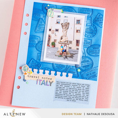 Altenew Wanderlust 3D Embossing Folder
