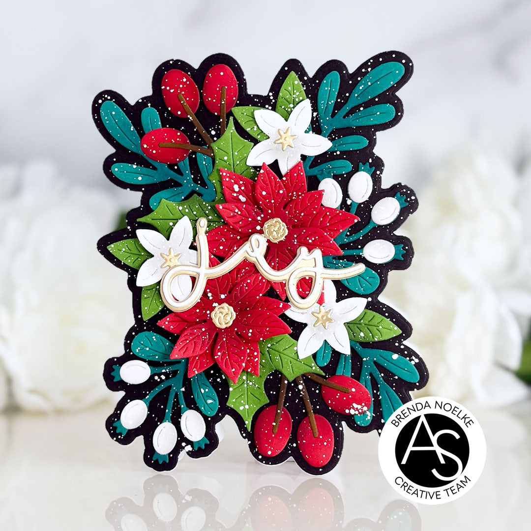 Alex Syberia Designs Christmas Bouquet Die Set