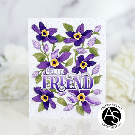 Alex Syberia Designs Clematis Die Set ASD-D-214