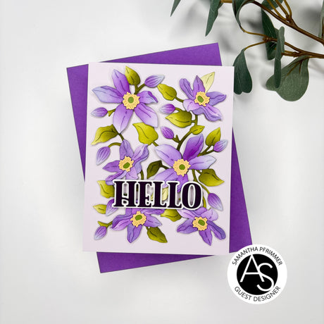 Alex Syberia Designs Clematis Die Set ASD-D-214