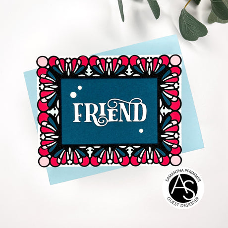 Alex Syberia Designs Delicate Frame & Friend Die Set ASD-D-215